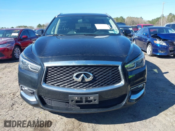 2018 Infiniti QX60 with VIN 5N1DL0MM1JC532827, listed as a IAAI auction lot 41853843 with 144,527 mi miles. Bid and sale history available at carsss.com. Image 12.