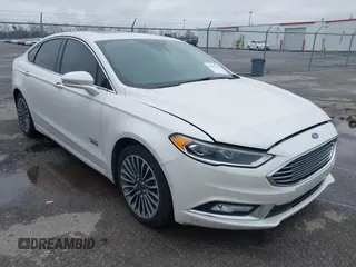 2017 Ford Fusion Titanium with VIN 3FA6P0SU7HR191665, listed as a IAAI auction lot 41597438 with 166,570 mi miles and . Bid and sale history available at carsss.com. Image 1.