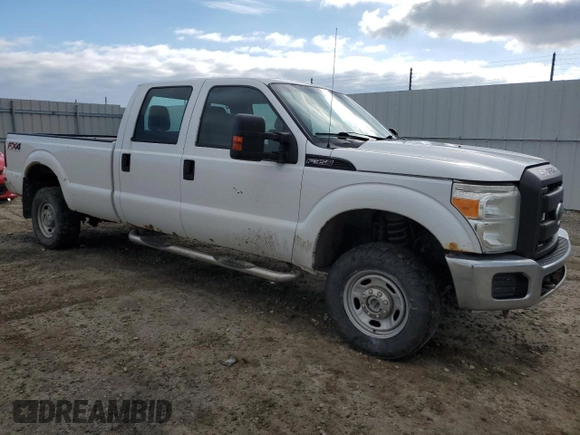 2014 Ford F-350 Platinum with VIN 1FT8W3B6XEEA11618, listed as a Copart auction lot 56959635 with 330,235 mi miles and Salvage title. Bid and sale history available at DreamBid. Image 4.