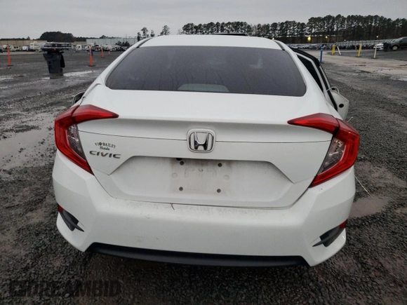 2018 Honda Civic LX with VIN 2HGFC2F59JH519837, listed as a Copart auction lot 81550184 with 166,369 mi miles and Salvage Title. Bid and sale history available at DreamBid. Image 6.