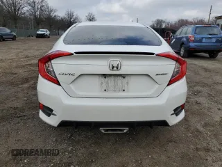 2019 Honda Civic Sport with VIN 19XFC2F88KE201021, listed as a Copart auction lot 50538065 with 104,321 mi miles and Salvage title. Bid and sale history available at DreamBid. Image 6.
