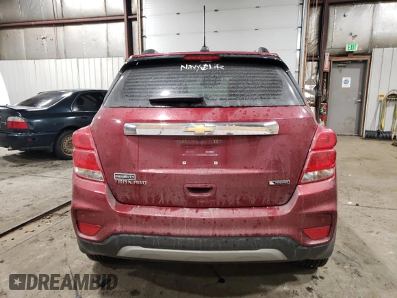 2018 Chevrolet Trax Premier with VIN 3GNCJRSB3JL298729, listed as a Copart auction lot 44631995 with 71,469 mi miles and Salvage Title. Bid and sale history available at carsss.com. Image 6.