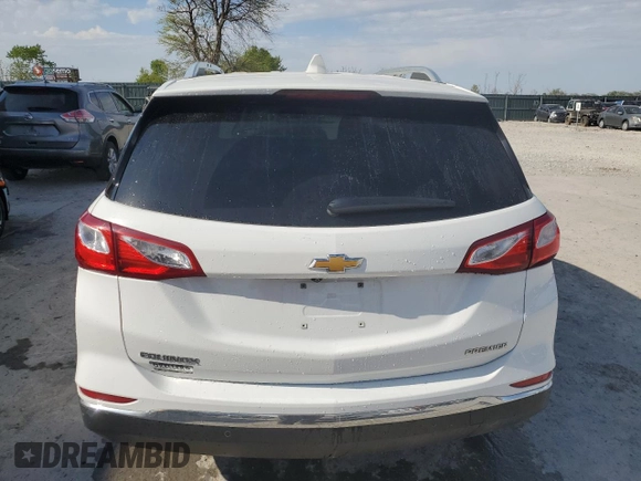 2020 Chevrolet Equinox Premier z VIN 2GNAXNEV5L6201364, wystawiony jako Copart lot #53293525 z przebiegiem Nie podano mil oraz Szkoda całkowita • Salvage title. Historia ofert i sprzedaży dostępna na DreamBid. Obrazek 6.
