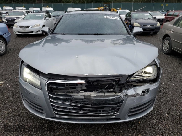 2012 Audi A7 3.0 Premium Plus with VIN WAUSGAFCXCN002273, listed as a Copart auction lot 80582624 with 126,706 mi miles and Salvage Title. Bid and sale history available at carsss.com. Image 5.