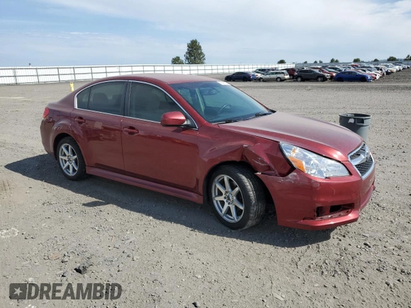 2013 Subaru Legacy Premium with VIN 4S3BMBC69D3012256, listed as a Copart auction lot 60819295 with 77,354 mi miles and Salvage title. Bid and sale history available at DreamBid. Image 4.