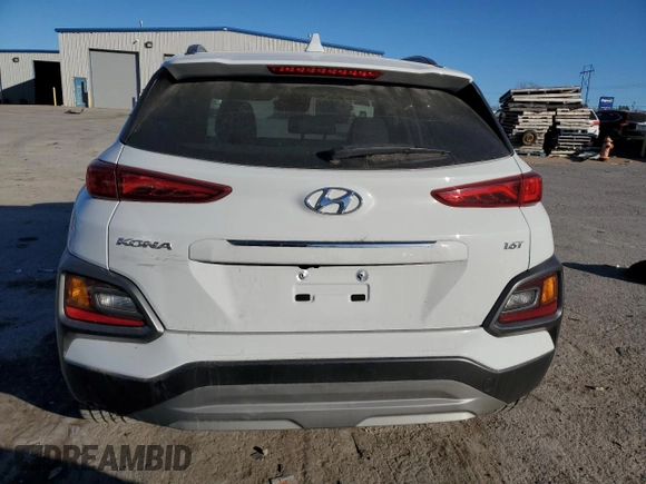 2021 Hyundai Kona Limited with VIN KM8K33A51MU600192, listed as a Copart auction lot 86171894 with 47,116 mi miles and Salvage Title. Bid and sale history available at carsss.com. Image 6.