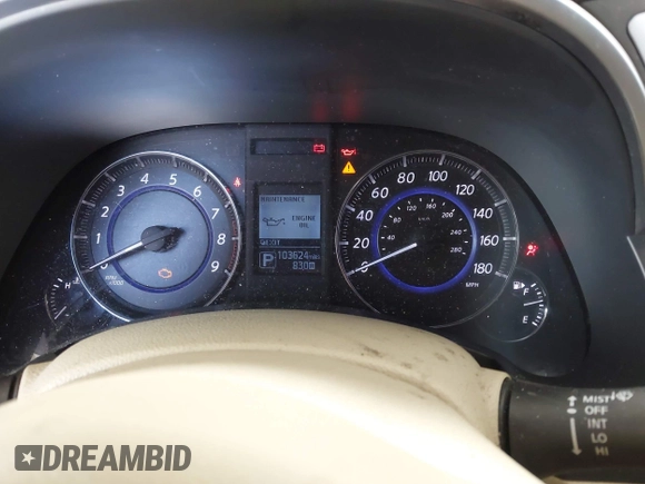 2017 Infiniti QX70 z VIN JN8CS1MU1HM143574, wystawiony jako IAAI lot #42546397 z przebiegiem 103 624 mil mil oraz . Historia ofert i sprzedaży dostępna na DreamBid. Obrazek 7.