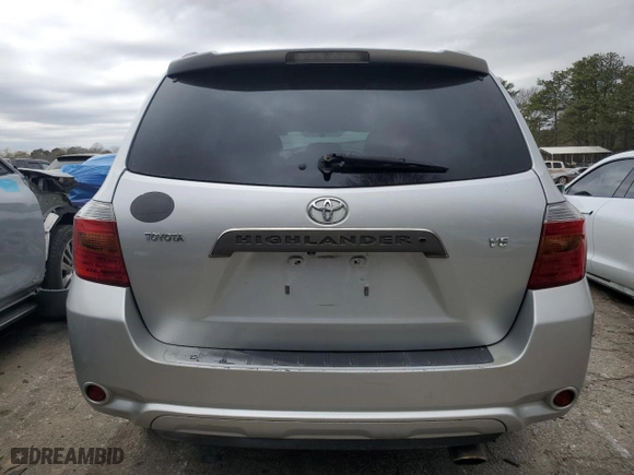 2008 Toyota Highlander Sport with VIN JTEDS43A582041906, listed as a Copart auction lot 47624975 with 149,428 mi miles and Salvage Title. Bid and sale history available at carsss.com. Image 6.