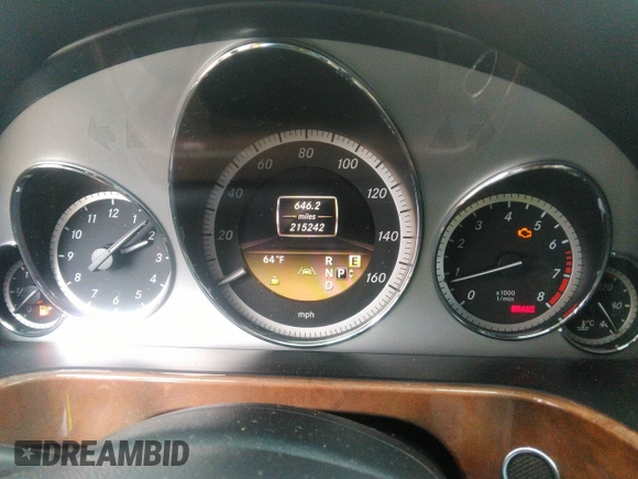 2012 Mercedes-Benz E 350 Luxury with VIN WDDHF8JB6CA573411, listed as a IAAI auction lot 42365181 with 215,242 mi miles and . Bid and sale history available at DreamBid. Image 7.