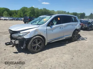 2019 Infiniti QX60 Pure z VIN 5N1DL0MM7KC549035, wystawiony jako Copart lot #53908285 z przebiegiem 188 419 mil mil oraz Nie do naprawy • Non repairable. Historia ofert i sprzedaży dostępna na DreamBid. Obrazek 1.