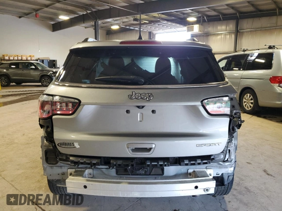 2019 Jeep Compass Sport z VIN 3C4NJCAB2KT636784, wystawiony jako Copart lot #63831145 z przebiegiem 48 699 mil mil oraz Szkoda całkowita • Salvage title. Historia ofert i sprzedaży dostępna na DreamBid. Obrazek 6.