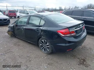 2013 Honda Civic Sdn EX with VIN 19XFB2F83DE084664, listed as a IAAI auction lot 41864855 with 178,142 mi miles. Bid and sale history available at carsss.com. Image 3.
