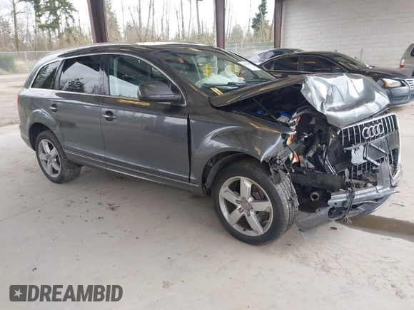 2014 Audi Q7 3.0L TDI Premium with VIN WA1CMAFE7ED017740, listed as a IAAI auction lot 41959691 with 112,521 mi miles. Bid and sale history available at carsss.com. Image 1.
