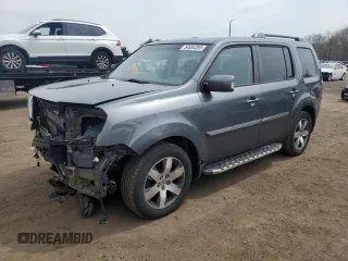 2013 Honda Pilot Touring z VIN 5FNYF4H93DB057117, wystawiony jako Copart lot #54554385 z przebiegiem 196 374 mil mil oraz Szkoda całkowita • Salvage title. Historia ofert i sprzedaży dostępna na DreamBid. Obrazek 1.