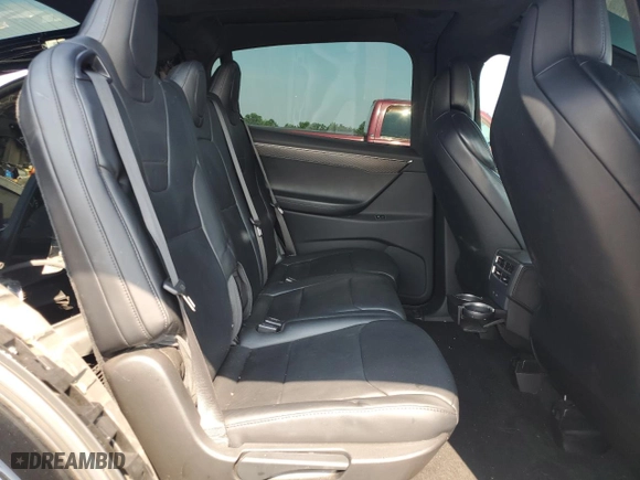 2017 Tesla Model X P100D with VIN 5YJXCDE41HF051674, listed as a Copart auction lot 62907544 with NaN miles and Salvage Title. Bid and sale history available at carsss.com. Image 11.