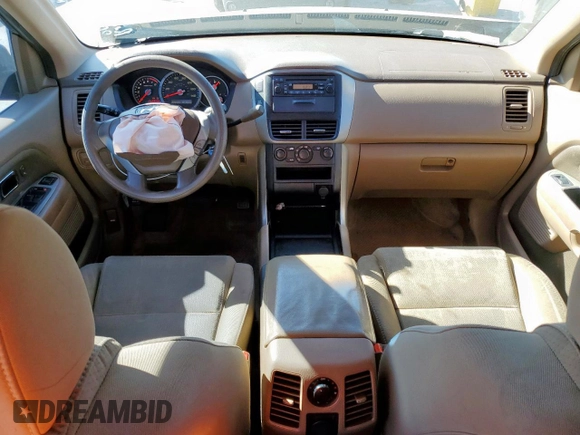 2006 Honda Pilot LX with VIN 5FNYF28116B022402, listed as a Copart auction lot 57600105 with 226,999 mi miles and Salvage title. Bid and sale history available at DreamBid. Image 8.