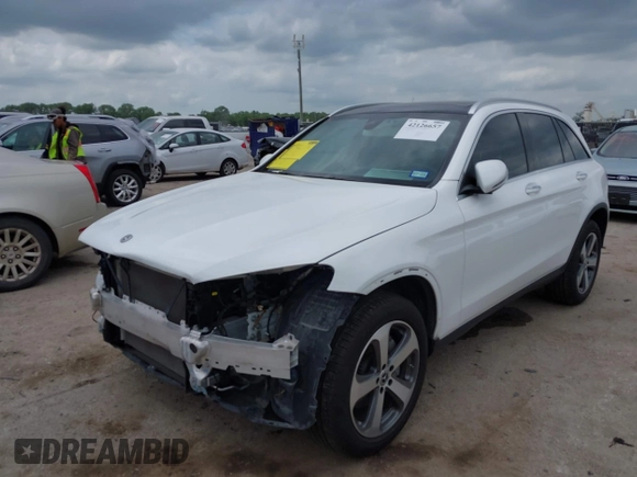 2019 Mercedes-Benz GLC 300 with VIN WDC0G4JB4KF590524, listed as a IAAI auction lot 42126657 with 53,841 mi miles and . Bid and sale history available at DreamBid. Image 17.