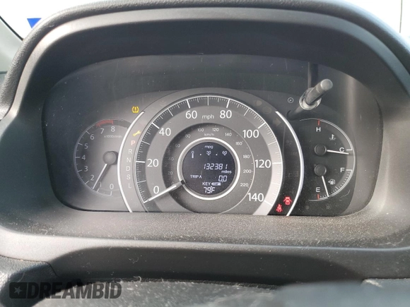 2015 Honda CR-V EX-L with VIN 2HKRM3H72FH536328, listed as a Copart auction lot 81567354 with 132,381 mi miles and Clean Title. Bid and sale history available at carsss.com. Image 9.