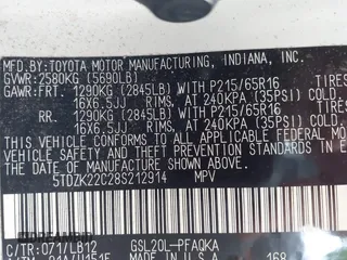 2008 Toyota Sienna XLE с VIN 5TDZK22C28S212914, выставлен на аукционе IAAI как лот 42764061 с пробегом 250 954 миль миль и . История ставок и продаж доступна на DreamBid. Изображение 9.