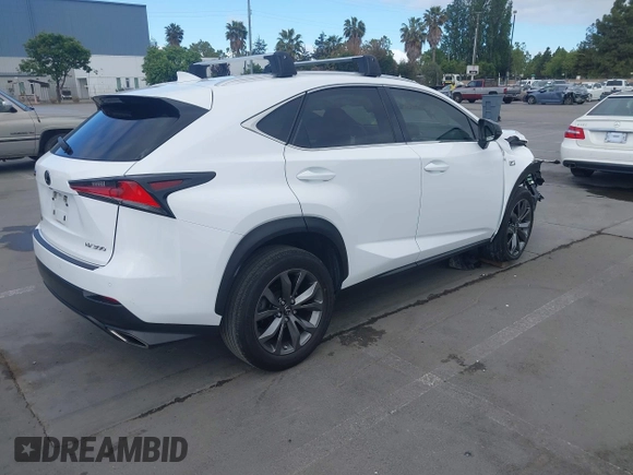 2020 Lexus NX 300 F Sport with VIN JTJSARBZ0L5014474, listed as a IAAI auction lot 42261367 with 73,693 mi miles and . Bid and sale history available at DreamBid. Image 4.