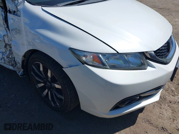 2015 Honda Civic EX-L with VIN 19XFB2F96FE203352, listed as a IAAI auction lot 42136173 with 152,124 mi miles. Bid and sale history available at carsss.com. Image 18.