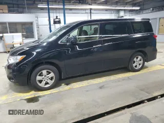 2015 Nissan Quest SV with VIN JN8AE2KPXF9121722, listed as a Copart auction lot 54067425 with 221,339 mi miles and Clean Title. Bid and sale history available at carsss.com. Image 1.