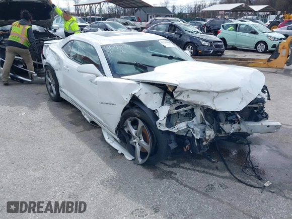 2014 Chevrolet Camaro LT with VIN 2G1FB1E36E9267615, listed as a IAAI auction lot 41741684 with 99,052 mi miles. Bid and sale history available at carsss.com. Image 1.