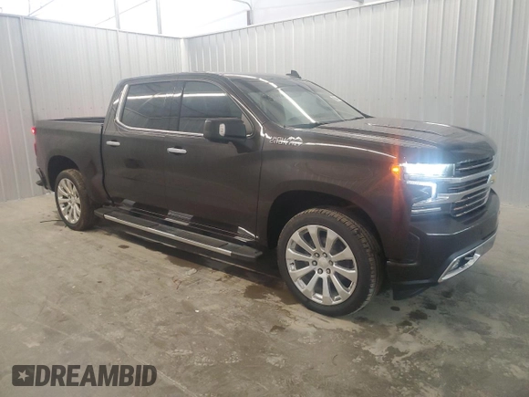 2019 Chevrolet Silverado 1500 High Country with VIN 1GCUYHED8KZ192187, listed as a Copart auction lot 71492894 with 102,031 mi miles and Clean Title. Bid and sale history available at carsss.com. Image 4.