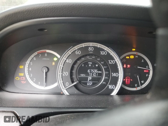 2014 Honda Accord EX-L with VIN 1HGCR2F84EA047496, listed as a Copart auction lot 81671664 with 167,506 mi miles and Salvage Title. Bid and sale history available at carsss.com. Image 9.