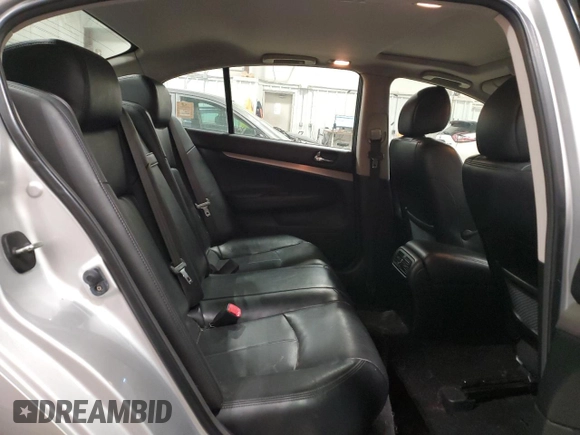 2012 Infiniti G25 x z VIN JN1DV6AR5CM731428, wystawiony jako Copart lot #51522215 z przebiegiem 141 575 mil mil oraz Nie do naprawy • Non repairable. Historia ofert i sprzedaży dostępna na DreamBid. Obrazek 10.