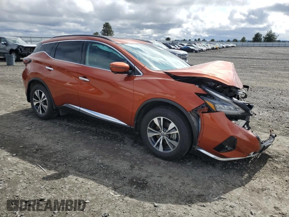 2020 Nissan Murano SV with VIN 5N1AZ2BS8LN145150, listed as a Copart auction lot 51501785 with 32,141 mi miles and Salvage Title. Bid and sale history available at DreamBid. Image 4.