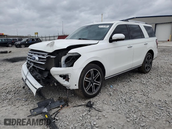 2020 Ford Expedition Limited with VIN 1FMJU2AT1LEA43309, listed as a Copart auction lot 51174195 with 57,550 mi miles and Salvage title. Bid and sale history available at DreamBid. Image 1.