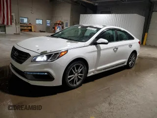 2015 Hyundai Sonata Sport with VIN 5NPE34AB9FH040545, listed as a Copart auction lot 55593865 with 121,213 mi miles and Clean title. Bid and sale history available at DreamBid. Image 1.