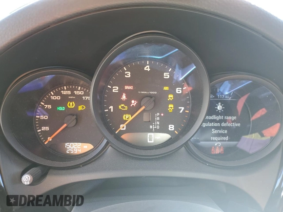 2021 Porsche Macan with VIN WP1AA2A5XMLB12766, listed as a Copart auction lot 44171315 with 15,022 mi miles and Salvage title. Bid and sale history available at DreamBid. Image 9.