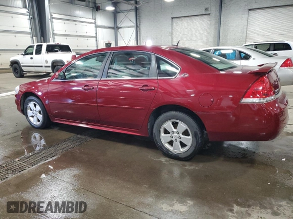 2009 Chevrolet Impala LT with VIN 2G1WT57N991152823, listed as a Copart auction lot 51926705 with 110,726 mi miles and Salvage Title. Bid and sale history available at DreamBid. Image 2.