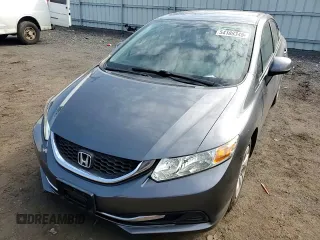 2013 Honda Civic LX with VIN 19XFB2F57DE212202, listed as a Copart auction lot 54188345 with 121,369 mi miles and Salvage Title. Bid and sale history available at DreamBid. Image 13.