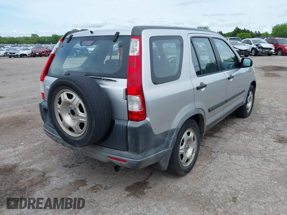 2006 Honda CR-V LX with VIN JHLRD78596C035974, listed as a IAAI auction lot 42119043 with 259,936 mi miles and . Bid and sale history available at carsss.com. Image 4.