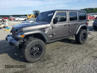 2021 Jeep Wrangler Unlimited Sport S z VIN 1C4HJXDN1MW788319, wystawiony jako Copart lot #61756145 z przebiegiem 84 772 mil mil oraz Szkoda całkowita • Salvage title. Historia ofert i sprzedaży dostępna na DreamBid. Obrazek 1.