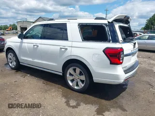 2024 Ford Expedition Platinum с VIN 1FMJU1M87REA86904, выставлен на аукционе IAAI как лот 42335782 с пробегом 6 411 миль миль и . История ставок и продаж доступна на DreamBid. Изображение 3.