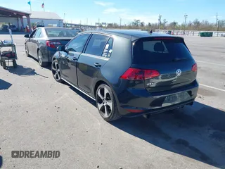 2016 Volkswagen Golf GTI SE with VIN 3VW5T7AUXGM038945, listed as a IAAI auction lot 41752353 with 125,253 mi miles. Bid and sale history available at carsss.com. Image 3.