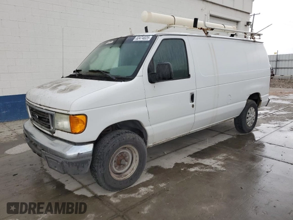 2006 Ford Econoline Cargo with VIN 1FTNE24W66DB08206, listed as a Copart auction lot 63474025 with 205,928 mi miles and Clean title. Bid and sale history available at DreamBid. Image 1.