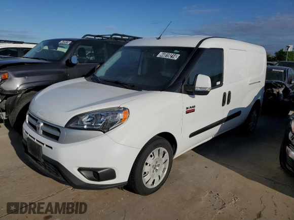 2017 Ram ProMaster City Cargo Tradesman SLT with VIN ZFBERFBB7H6E06837, listed as a Copart auction lot 44819214 with 60,530 mi miles and . Bid and sale history available at DreamBid. Image 1.