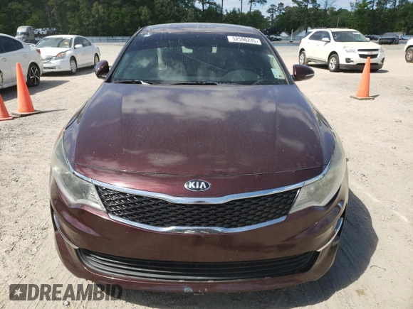 2018 Kia Optima LX with VIN 5XXGT4L35JG237750, listed as a Copart auction lot 52596245 with 89,892 mi miles and Salvage title. Bid and sale history available at DreamBid. Image 5.