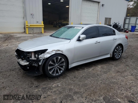 2012 Hyundai Genesis 5.0L with VIN KMHGC4DH3CU185361, listed as a Copart auction lot 85022214 with 198,807 mi miles and Salvage Title. Bid and sale history available at carsss.com. Image 1.