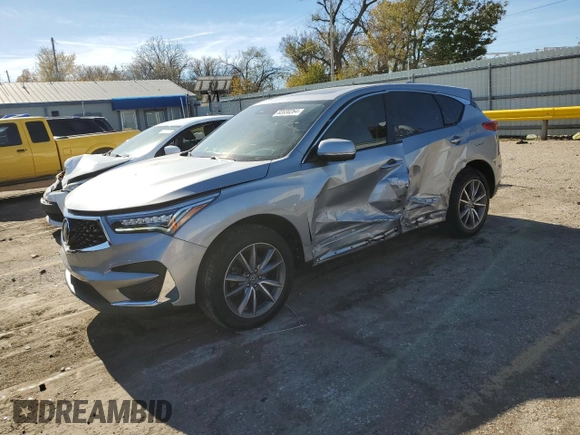 2021 Acura RDX w/Technology Package with VIN 5J8TC2H52ML004265, listed as a Copart auction lot 82030264 with 20,561 mi miles and Salvage Title. Bid and sale history available at carsss.com. Image 1.