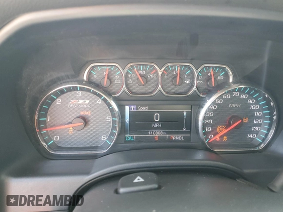 2017 Chevrolet Silverado 1500 LT with VIN 1GCVKREC3HZ361821, listed as a Copart auction lot 49876545 with 110,808 mi miles and Salvage Title. Bid and sale history available at DreamBid. Image 9.