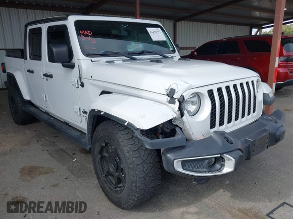 2021 Jeep Gladiator Willys with VIN 1C6HJTAG0ML505674, listed as a IAAI auction lot 42249317 with 60,150 mi miles and . Bid and sale history available at DreamBid. Image 1.