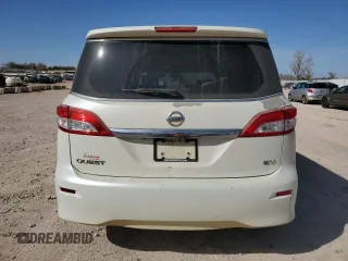 2013 Nissan Quest LE with VIN JN8AE2KP8D9070377, listed as a Copart auction lot 50029695 with 214,402 mi miles and Salvage Title. Bid and sale history available at carsss.com. Image 6.