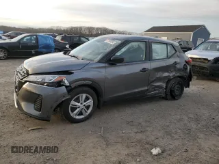 2024 Nissan Kicks S with VIN 3N1CP5BV6RL550465, listed as a Copart auction lot 41500095 with 956 mi miles and Salvage Title. Bid and sale history available at DreamBid. Image 1.