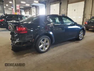 2013 Dodge Avenger SXT with VIN 1C3CDZCB6DN630928, listed as a Copart auction lot 62870735 with 122,098 mi miles and Salvage title. Bid and sale history available at DreamBid. Image 3.